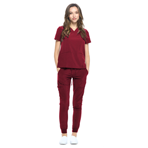 Conjunto de uniforme médico para mujer, de calidad superior, de poliéster y algodón, con logotipo personalizado, para enfermería y Hospital - Product Image 2