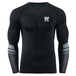 SULTAN BOCING Rash Guard à manches longues de couleur personnalisée pour hommes, polyester, MMA, Jiu Jitsu, entraînement - Product Image 3
