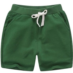Pantalón corto de sudor para niños con cordón hasta la rodilla secado rápido al por mayor OEM ODM, logotipo y diseño personalizado de Color Azul Marino - Product Image 4