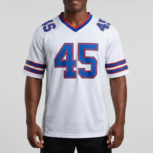 Camiseta de Fútbol Personalizada para Hombre, de Poliéster 100%, Transpirable y de Secado Rápido, con Logotipo y Nombre Personalizados, Uniforme de Fútbol, Precio de Fábrica - Product Image 3
