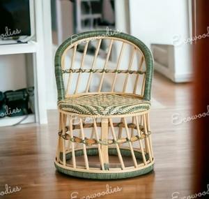 Chaise d'appoint en rotin de paon en bambou naturel fait à la main couleur unique avec un design merveilleux pour la décoration de la maison du parc de la chambre à coucher nouveau design - Product Image 2