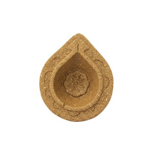Diya de Madera Ecológica Hecha a Mano, Deepak de 3 Pulgadas, Sin Químicos, Diseños Naturales Orgánicos, Paquete de 12 Piezas para Pooja, Diwali, Religioso - Product Image 1