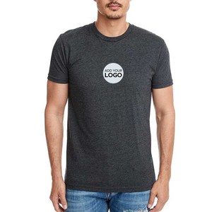 T-shirts unisexes à manches courtes en coton/fibre de bambou, logo personnalisé, respirants, séchage rapide, légers, coupe ample - Product Image 5