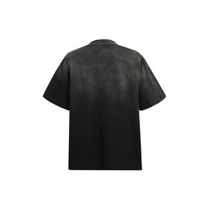 Camiseta lavada con ácido de gran tamaño, ropa de calle Unisex con hombros caídos de algodón pesado GSM de alta calidad, suministro de fábrica OEM - Product Image 2