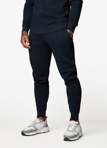 Vente en gros de haute qualité polaire 400gsm coton mélangé ensemble de pantalons de survêtement pour hommes avec impression de logo personnalisé bas actifs - Product Image 4