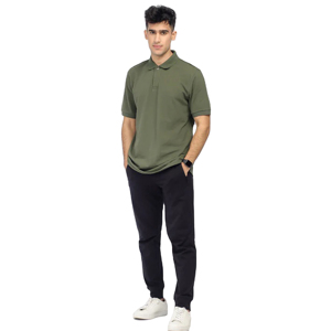 Polo à manches longues élégant pour hommes-Haute qualité, doux et parfait pour les journées détendues et les polos personnalisés - Product Image 3