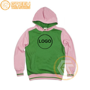 Sudadera con capucha bordada de lana de algodón Alpha Kapa personalizada, jersey de hermandad de Mujeres de alta calidad, talla XS, ropa griega - Product Image 2