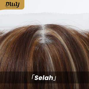 Selah-DWY 22-Inch Hand-Tied Filter Free Parting Wig with Transparent Lace Front 13x6 Color Options - Product Image 6