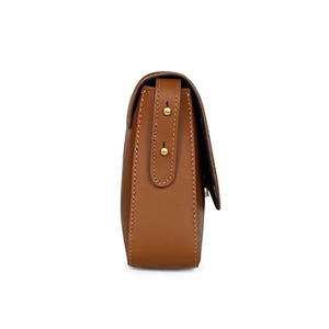 Brown Genuine Leather Vintage Lady Sling Bag Women <b>Small</b> Crossbody Purse Minimalist Shoulder <b>Handbag</b> Adjustable Strap Water - Product Image 2