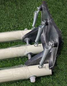 Ensemble de souches de ressort en bois de cible de Base en métal robuste équipement d'entraînement de pratique de cricket en gros - Product Image 3