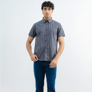 2024 chemise à carreaux d'été pour hommes de haute qualité chemise à carreaux confortable grande taille pour hommes - Product Image 1
