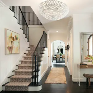 Colgante de yute con marco de hierro de diseño antiguo, artesanías de Metal indio de estilo contemporáneo para el hogar, hoteles, restaurantes. Venta caliente. - Product Image 4