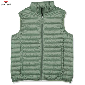 Custom Men Lightweight Reversible Waterproof Puffer <b>Vest</b> Bubble Sleeveless Breathable Winter Warm OEM Service Outdoor Use - Product Image 3