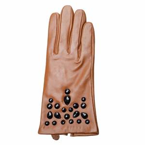 2025 High Quality New Fashion Dressing <b>Gloves</b> Sheepskin Leather Hand Safety Winter <b>Gloves</b> For <b>Women</b> - Product Image 3