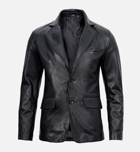 Chaqueta de invierno ajustada para hombre más vendida Top de cuero de diseño personalizado con características únicas - Product Image 1