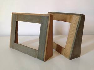 LE CADRE À PHOTO EN BOIS PERSONNALISÉ CADRE PHOTO MARRON Cadres photo rustiques en bois massif pour décoration murale - Product Image 5