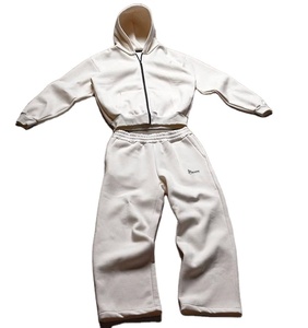 Custom Logo Oversized Tracksuit Set Hoodie and Jogger <b>Pants</b> Streetwear Casual Gym Fitness Wear For Bulk Order - Product Image 3