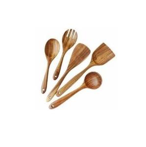 Latest New Design Wood Cutlery <b>Set</b> 100% High Quality Most Popular Custom Design Handmade Flat Ware <b>Wooden</b> <b>Spoon</b> Hotel Kitchen - Product Image 5
