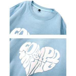 Venta al por mayor de sudaderas con capucha y estampado Puff Print 2024 para hombre y mujer, unisex, de gran tamaño, con logotipo personalizado de fábrica. - Product Image 6