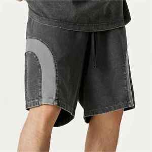 2025 <b>Men's</b> Summer Daily Quick Dry Fitness <b>Shorts</b> 100% Cotton Wholesale Fashion Multi-Color Loose Making Custom Arc <b>Patch</b> - Product Image 3