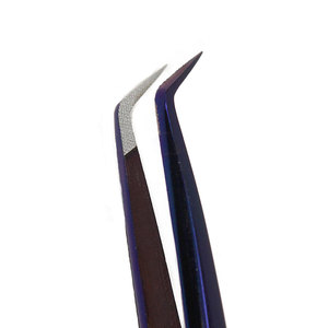 Suministros de extensión de pestañas de acero inoxidable con logotipo personalizado fabricante de pinzas de pestañas de etiqueta privada al por mayor - Product Image 5