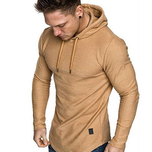 Mens Fashion Athletic <b>Hoodies</b> Sport Solid Color Fleece Pullover <b>Hoody</b> - Product Image 5