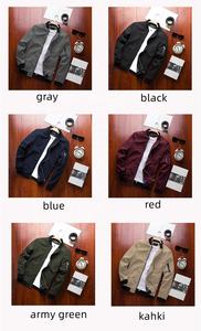 Chaqueta Bomber de béisbol bordada de satén personalizada para hombre, servicio OEM, de alta calidad - Product Image 5