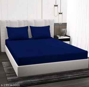 Parure de draps King Size 125GSM en tissu doux et durable, design élégant, literie de luxe pour la chambre à coucher - Product Image 3