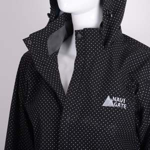 Chaqueta impermeable Reversible para mujer FHOH-tejido de poliéster acolchado a prueba de viento transpirable capucha con soporte cremallera Fitness estampado primavera - Product Image 6