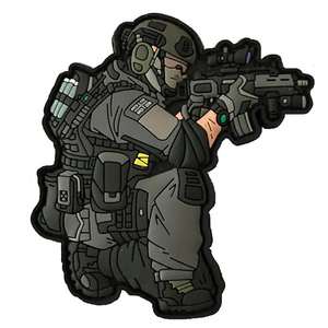 Écussons en PVC 3D personnalisés avec logo, vêtements, vêtements, étiquette tactique en silicone gaufré, écusson en PVC souple en caoutchouc pour casquette, chapeau, vêtements, tissu 2025 - Product Image 1