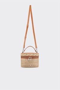 ODM Woven <b>Vanity</b> <b>Makeup</b> <b>Case</b> with Top Handle Custom Logo Cosmetic Organizer OEM Private Label - Product Image 5