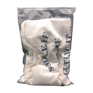 Buena Elección de bolsa con cierre de cremallera y sellado térmico de plástico PET transparente para embalaje y embalaje de camisetas - Product Image 3