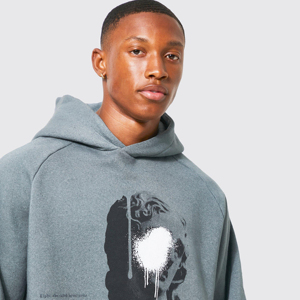 Latest Style Comfortable Breathable Puff Printing Hooded Men's Hoodies Polyester/Cotton Quick Dry Eco-Friendly for Winter - Product Image 5