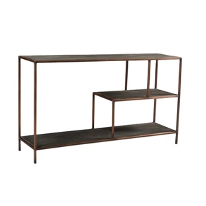 New Console <b>Table</b> Modern Top Accent <b>Table</b> Metal in Gold Home TV Decorative Bedroom Decoration Iron Coffee and Console <b>Table</b> - Product Image 1