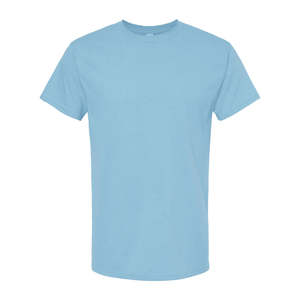 T-shirt in cotone 100% pesante 180gsm tessuto morbida trama girocollo manica corta Design tubolare tinta unita in bianco stile Casual - Product Image 3