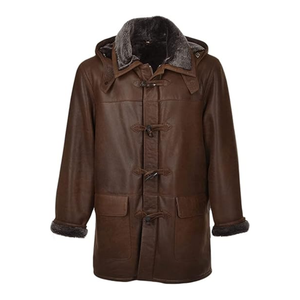 Chaqueta Bomber de Invierno Unisex Negra 100% Genuina de Piel de Oveja, Diseño Personalizado, Cortavientos, Transpirable, con Cuello Alto y Forro de Peluche - Product Image 3