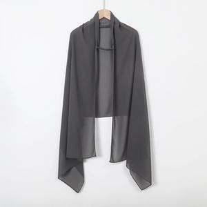 Premium Cotton <b>Viscose</b> Solid Chiffon Breathable Instant <b>Hijab</b> Scarf Casual Fashionable Headscarf Elastic Chin Strap Muslim Women - Product Image 6