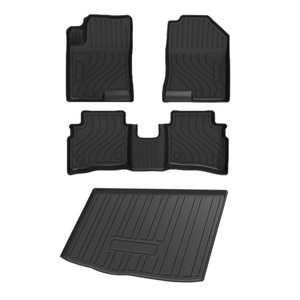 Tappetini per Auto in TPE Facili da Pulire, Durevoli, Antiscivolo, Impermeabili ed Ecologici, Tappeto per Bagagliaio per <span class=keywords><strong>Kona</strong></span> 2024, per Tutte le Condizioni Atmosferiche - Product Image 1