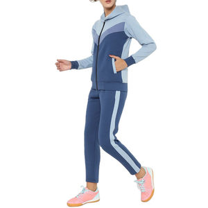 2025 ropa personalizada para mujer cómoda de algodón Tech Fleece mujer estampado personalizado chándal de gran tamaño con cremallera conjunto de dos piezas ropa de mujer - Product Image 4