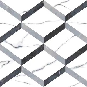 Interior 400x400mm Patrón colorido Antideslizante Mate Esmaltado Cerámica 3D Azulejos de pared y piso 40x40cm Azulejos de jardín mate digital - Product Image 4