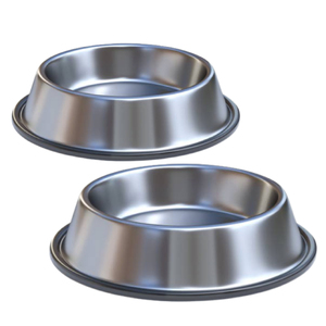 ข้อเสนอที่ดีที่สุด ชามสัตว์เลี้ยงทรงกลมและโลหะสแตนเลสทําเครื่องให้อาหารสัตว์เลี้ยงที่มีสไตล์สําหรับขายโดยผู้ส่งออกชาวอินเดีย - Product Image 2