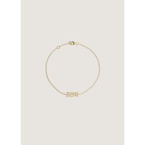 Bracelet avec plaque nominative Dear Kaia, bijou de collection culturelle - Product Image 1