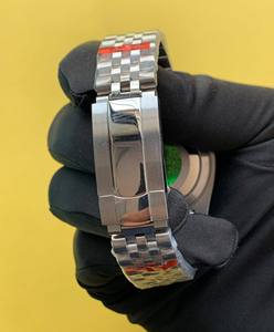 Édition limitée cadran bleu en acier inoxydable fait mécanique mouvement automatique montre-bracelet vêtements de mode de luxe au meilleur prix - Product Image 4