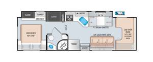 Caravanes de voyage d'occasion 2022 T-h-o-r F-o-u-r W-i-n-d-s 31W-V pour l'extérieur, maisons mobiles, camping-cars - Product Image 2