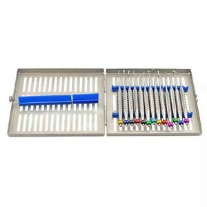 Kit professionnel d'proximateurs et d'élévateurs dentaires luxateurs, 13 pièces, en acier inoxydable allemand, outils manuels d'extraction radiculaire PDL, CE - Product Image 5