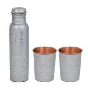 Vente d'usine Prix bas 330 GM Bouteille en cuivre émaillé artisanal un chef-d'œuvre de l'artisanat L'artisanat émaillé rencontre le cuivre - Product Image 1