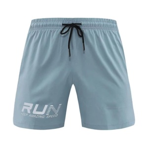Shorts de plage décontractés pour hommes, de haute qualité, à séchage rapide, avec logo de marque, respirants, à poches, design personnalisé, directement du fabricant. - Product Image 6