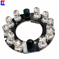 Placa de circuito para lámpara trasera, placa PCB para iluminación de acuarios, placa de circuito PCBA de 4 dígitos y 5 pulgadas para linterna LED, placa de circuito para linterna/torcha