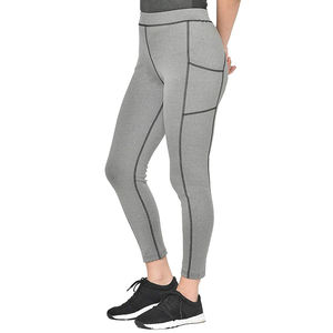 Couleur gris clair femmes Gym & Fitness haute qualité femmes haut gaspillé Capri Leggings et collants taille élastique Yoga Leggings - Product Image 3