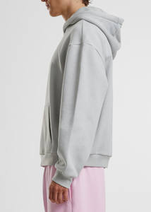 Sudaderas con capucha de invierno bordadas por sublimación personalizada para promociones de negocios, eventos grupales, equipos deportivos, ropa escolar teñida lisa - Product Image 3